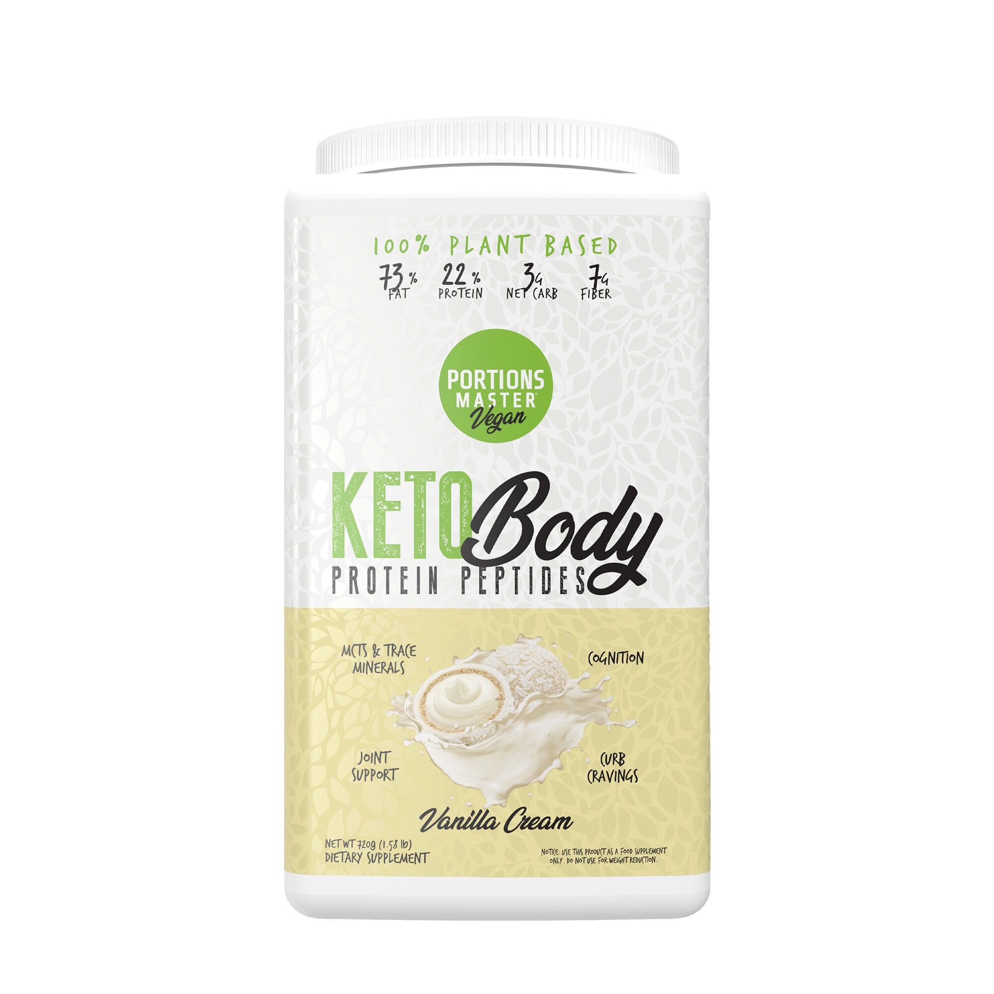 Vegan Keto Body - Vanilla Cream (15 Servings)  | GNC